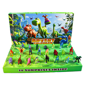 Calendario de Adviento de Dinosaurios con 24 Sorpresas, Juguetes de Goma Suave para Niños de 7 a 14 Años, Regalo Unisex - Product Image 5