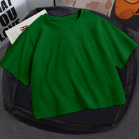 T-shirts pour Femmes Fengway, Haut Court Col Carré Manches Courtes Couleur Unie, Vente en Gros