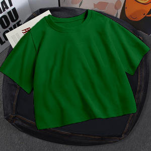 Fengway レディースTシャツ 卸売 スクエアネック ショート丈トップス 無地 半袖Tシャツ 女性向け - Product Image 2