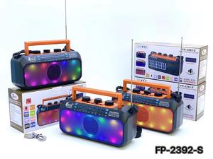 Solar Charging Portable Radio Speaker AM FM SW 3 Band Colorful RGB <b>LED</b> <b>Light</b> TF USB AUX Outdoor Wireless Subwoofer - Product Image 4