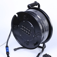 Chariot à câble serpent XLR 8/12/16/20/24/28 canaux Chariot serpent 30M/50M Câble audio serpent Offre Spéciale OEM professionnel