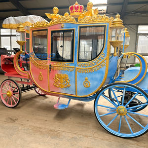 Электрическая карета класса люкс на заказ, королевская колесница, специальное транспортное средство, свадебный конный повоз - Product Image 5
