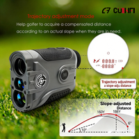 Télémètres de chasse, instruments optiques électriques, télémètre laser de golf 1600 yards avec éclairage