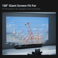 Hotack Offre Spéciale L006 Mini projecteur sans fil Android intelligent haute résolution 4K Projecteur vidéo Home cinéma