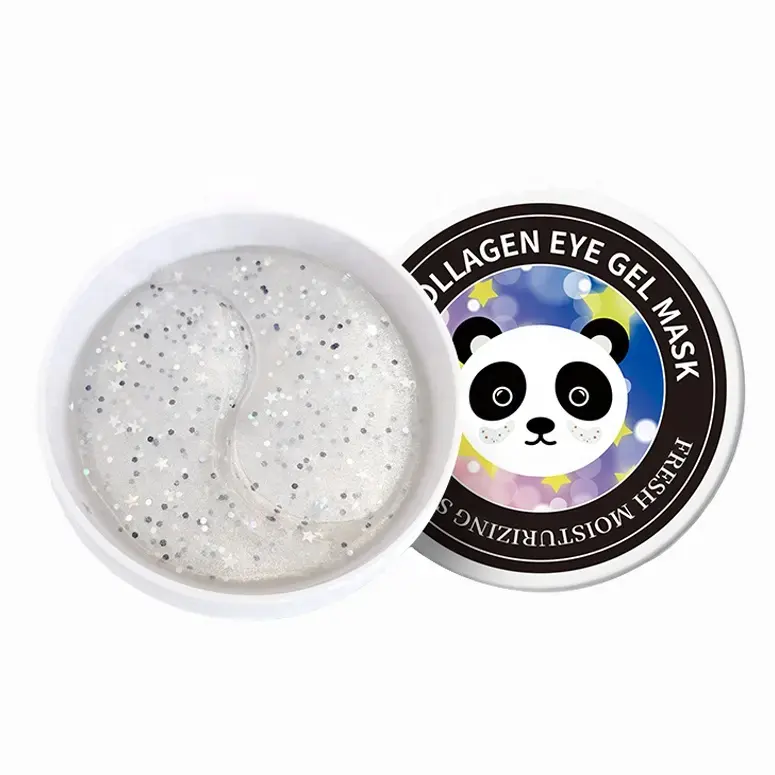 Transparent under eye patches private label crystal moisturizing puffy whitening collagen crystal under eye patch mask