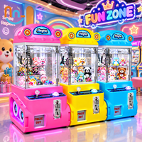 Joy2fun Machine à griffes commerciale à monnayeur pour petits animaux en peluche et jouets pour enfants