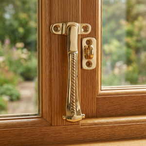 Most Selling Brass Door <b>Latch</b> With Rope Design Traditional Style Screw Installation Durable For Home Security From India - Product Image 3