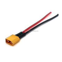 Amass XT60 Connecteur mâle à femelle Adaptateur de charge Câble convertisseur Câble 20AWG 150mm Fil pour batterie RC