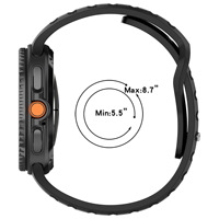 Drukknopgesp Zachte siliconen sportdesign outdoor horlogeband voor Samsung Watch 9 8 Classic vervangende band