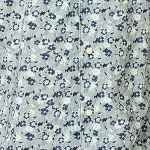 เสื้อเชิ้ตผู้ชายทรงเข้ารูป ผ้าฝ้ายถัก 100% แขนสั้น ติดกระดุม สำหรับวันหยุดฤดูร้อน ระบายอากาศได้ดี สกรีนโลโก้ตามสั่ง คอตั้ง พิมพ์ลาย - Product Image 6