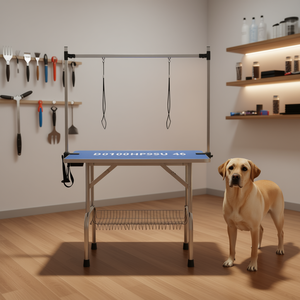 Mesa de peluquería D0100HP90SU de 46 pulgadas con brazo ajustable de acero inoxidable para perros - Product Image 2