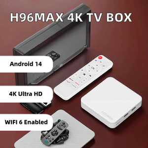 Android 14 TV Box H96Max H313 4K Ultra HD Quad Core Cortex <span class=keywords><strong>A53</strong></span> 2GB RAM 16GB ROM WiFi6 BT5.0 100M LAN Reproductor Multimedia Home Theater - Product Image 2
