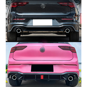 Accessori Esterni Diffusore Posteriore in Plastica Nero Lucido per <span class=keywords><strong>Volkswagen</strong></span> <span class=keywords><strong>Golf</strong></span> 8 MK8 R-line GTI <span class=keywords><strong>2020</strong></span>+ - Product Image 3