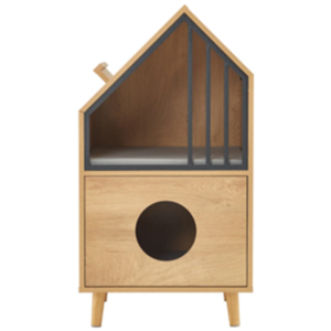 Le condo pour chat est bien fixé, même pendant les séances de jeu les plus exubérantes. Il se trouve environ... - Product Image 2