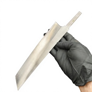 Jexa - Juego de 2 Cuchillos de Chef Japoneses DIY OEM, Acero Inoxidable Tratado Térmicamente, Hoja de Cocina Tanto Garasuki, 58-60 HRC, 2.7 mm de Grosor - Product Image 3