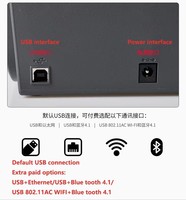 Impresora Zebra ZD888T ZD888ta para Reemplazo de ZD220, Impresora de Transferencia Térmica de 4 Pulgadas, Impresora de Códigos de Barras de Escritorio Económica