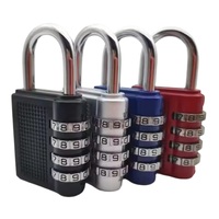 Cadenas à combinaison à 4 chiffres multi-usages en alliage de zinc, étanche, pour casier de gym, école, dortoir, clôture, armoire, tiroir, bagages, portail