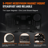 Panneau magnétique portable le plus vendu en alliage d'aluminium, capacité de charge 10-13 kg, pour tous les camions, SUV et berlines, sans perçage