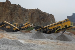 Stazione Mobile Combinata di Frantumazione e Vaglio a Mascelle Cingolata per la Frantumazione di Dolomite, Ciottoli e <span class=keywords><strong>Materiali</strong></span> <span class=keywords><strong>Edili</strong></span> - Product Image 3