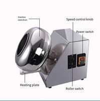 Industrial Automatic Sugar Coating Polishing Machine Coloring of Small Pills 8L