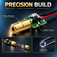Module laser rouge ZhonNa 650nm 5mW, tête de positionnement industrielle à point unique, PCB 2.1-3V, pièces d'équipement laser pour alignement de roues de pneus