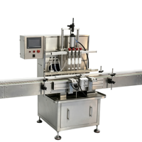 Machine de remplissage de parfum sous vide automatique à 4 têtes, prix usine, pour l'embouteillage de liquides sous pression négative, usine de fabrication de parfums et cosmétiques