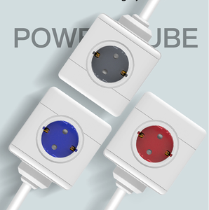 Nouveau Enchufe <span class=keywords><strong>PowerCube</strong></span> mural 4 prises multiprise adaptateur de prise intelligente avec interrupteur <span class=keywords><strong>Usb</strong></span> type-c cordon d'extension Multi 1.5m - Product Image 3