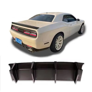 Factory Hot Sales PP Material Rear Lip <b>for</b> 2015-2022 Auto Body Kit New Rear Bumper <b>Diffuser</b> Tow Hook Cut-Outs - Product Image 1