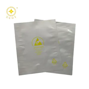 ESD tas kemasan pelindung kelembaban, alumunium Foil Anti statis untuk komponen elektronik ESD tas pelindung