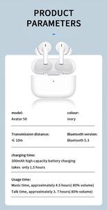 ANC giảm tiếng ồn TWS Tai nghe <span class=keywords><strong>bluetooth</strong></span> hỗ trợ tùy chỉnh màu sắc bao bì GENAI cửa hàng nhà máy. - Product Image 3