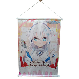 Хорошие продажи, дизайн под заказ, деревянный настенный баннер, Простой Холст, полотно, прокручиваемые тканевые рекламные флаги и баннеры - Product Image 6