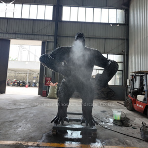 Cuộc Sống Kích thước animatronic động vật mô hình thực tế GORILLA tượng animatronic mô hình công viên chủ đề trang trí - Product Image 2