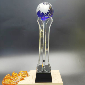 Giải thưởng Hội nghị thượng đỉnh môi trường quốc tế phát triển bền vững toàn cầu bán chạy nhất pha lê ba cột cúp Đất Xanh - Product Image 1