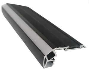 Offre Spéciale 6000 série aluminium LED éclairage profil <span class=keywords><strong>nez</strong></span> bord rainuré escalier <span class=keywords><strong>marche</strong></span> zone <span class=keywords><strong>de</strong></span> <span class=keywords><strong>marche</strong></span> coupe personnalisée services <span class=keywords><strong>de</strong></span> pliage - Product Image 3