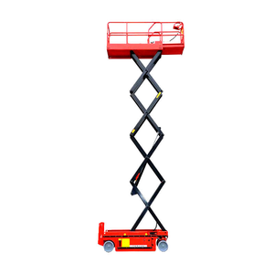 Plataforma de Trabajo Aérea Uni-Silent GTJZ08A, Elevador de Tijera Eléctrico, Elevador de Tijera Autopropulsado para Almacén - Product Image 3