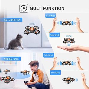 Mini drone 4DRC V8 avec caméra FPV <span class=keywords><strong>WiFi</strong></span> 2,4G, décollage et atterrissage à une touche, retournement 3D, maintien d'altitude, mode sans tête, avion RC à gravité, jouet - Product Image 4