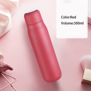 यूवी आत्म-सफाई स्मार्ट पानी की बोतल वैक्यूम स्टेनलेस स्टील अछूता पानी की बोतल संभाल के साथ डबल-दीवार बोतल - Product Image 3