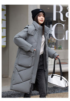 Nouveau hiver femmes Parka à capuche vestes épaissir chaud coton rembourré bouffant manteaux décontracté longue Parkas vêtements vêtements d'extérieur amples