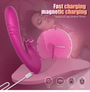 Nuevo Masturbador para Mujeres, Estimulador de Clítoris con Función de Amasamiento y Estiramiento, 10 Modos de Vibración, Resistente al Agua IPX7, Vibrador de Silicona, Juguete Sexual para Adultos - Product Image 6