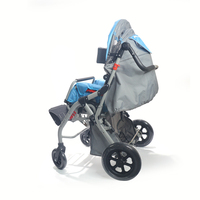 Fauteuil roulant manuel avec dossier inclinable pour enfants atteints de paralysie cérébrale Poussettes adaptatives OEM