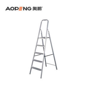 Aopeng Veiligheid En Lichtgewicht Moderne 8 Smalle Stap Stalen Vouwladder - Product Image 4