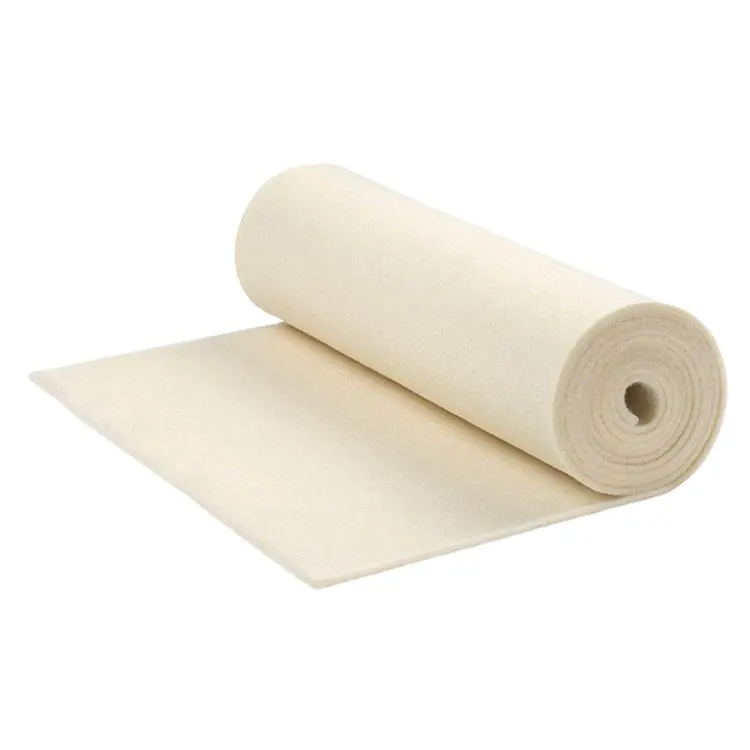 Factory Supply Custom Thick 100% Wool Pressed Felt White Industrial Wool Felt Fabric