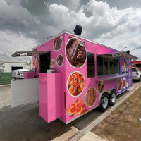 Camion de restauration rapide avec cuisine complète, franchise, remorque de restauration, pizza, burger, conteneur de restaurant, bar à vendre aux États-Unis, en Australie
