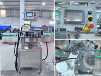 Ligne de remplissage automatique pneumatique d'huile et de gaz en aérosol pour applications cosmétiques et chimiques avec une haute précision