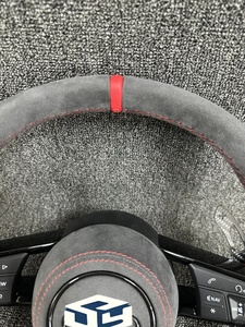 Volante Deportivo Personalizado de Cuero y Fibra de Carbono M Sport para Audi A3 V8 A4 A5 A7 B8 C7 A6 C8 <span class=keywords><strong>S3</strong></span> Rs3 Rs7 S5 B9 S4 B8.5 SQ5 S4 B8.5 <span class=keywords><strong>S3</strong></span> - Product Image 6