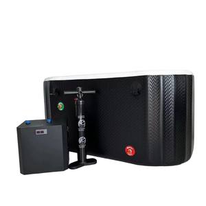 Baignoire <span class=keywords><strong>Spa</strong></span> <span class=keywords><strong>Gonflable</strong></span> Ovale de Luxe pour Sports et Réadaptation en Extérieur, Design Moderne Contrôlé, pour Bains de Glace et Jacuzzis - Product Image 1