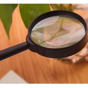 แว่นขยายแบบมือถือ เลนส์แก้ว 100 มม. สำหรับอ่านหนังสือพิมพ์ อุปกรณ์สำนักงาน - Product Image 4