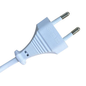 Оптовый кабель питания для ламп HM Brand, белый, 1,5 м, с 2-контактным штекером EU, медным проводником, ПВХ-изоляцией, высоковольтный, для выключателей - Product Image 3