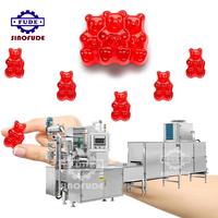 Ligne de production entièrement automatique multifonctionnelle 3D de bonbons en gelée d'amidon de gélatine de pectine de vitamine Machine de fabrication d'ours en gélatine