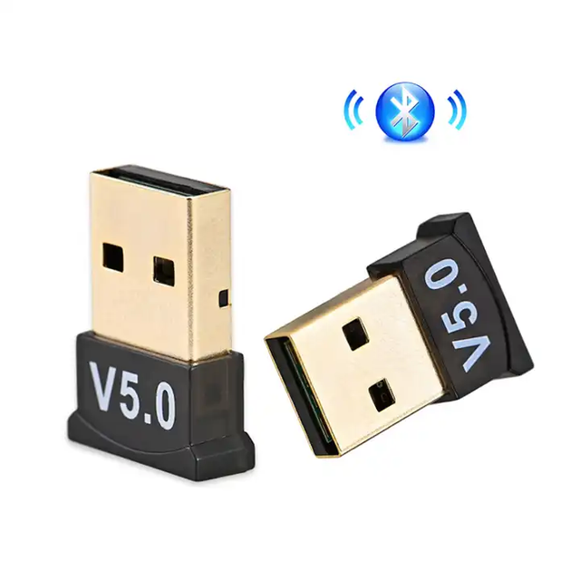 Best USB Blue-tooth 5.0 Adapter Music Audio Transmitter Receiver for Laptop Audio Wireless Receiver Headset Keyboard